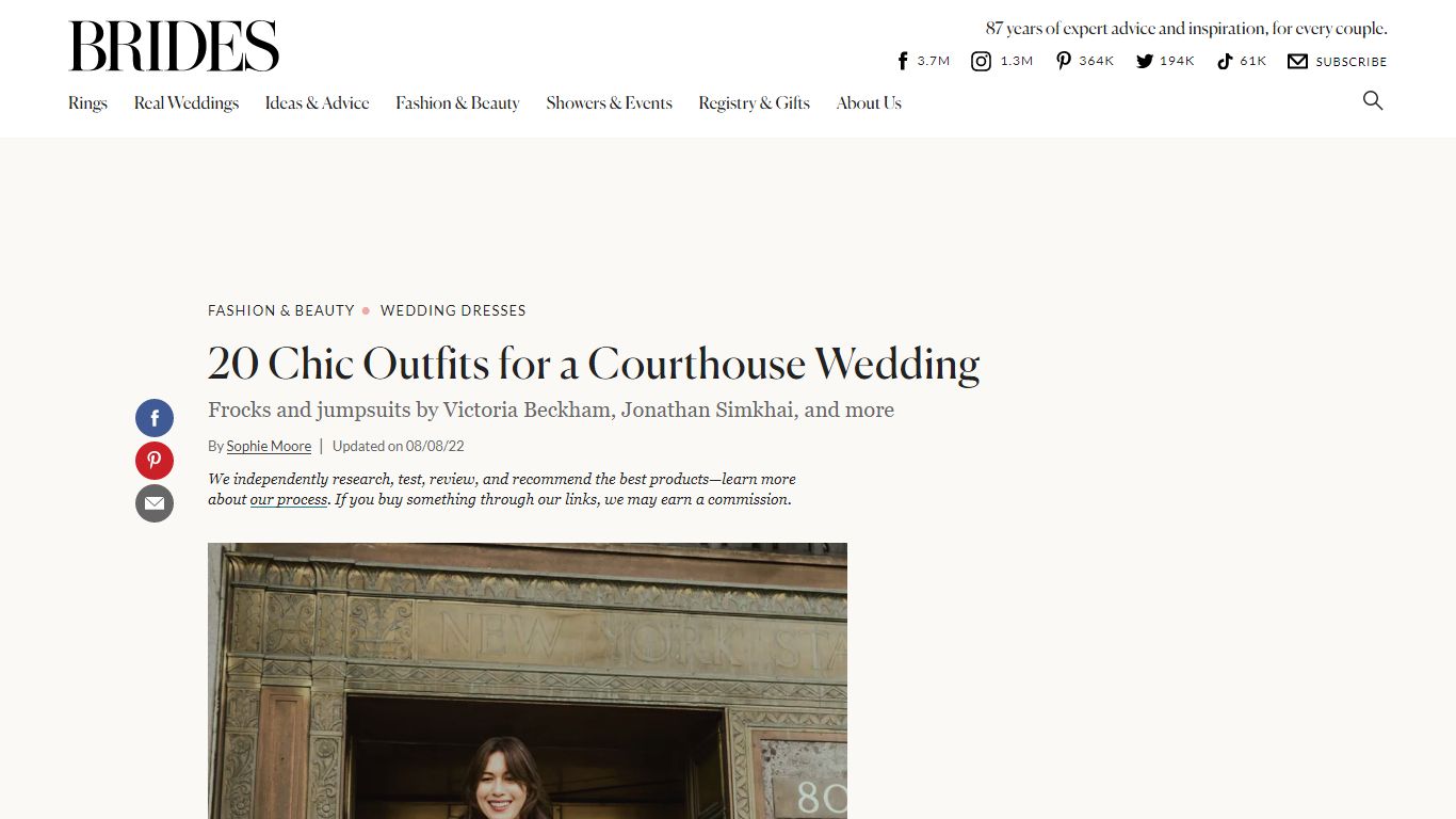 20 Best Courthouse Wedding Outfits of 2022 - Brides